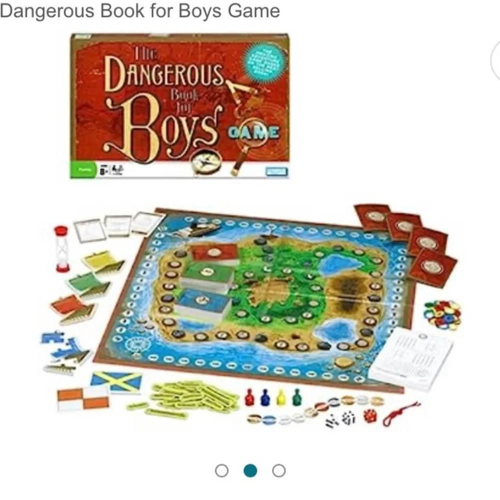 Parker Brothers The Dangerous Book for Boys Game-New in Box w/Wrap!